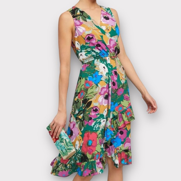 Plenty by Tracy Reese Dresses & Skirts - Anthropologie Plenty By Tracy Reese Daphne Dress Women's XS Floral‎ Faux Wrap